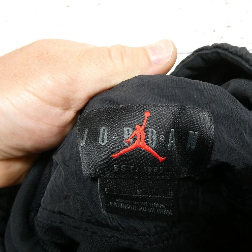 Jordan 23 Engineered Hoodie Mens Large Black Pullover Fleece Sweatshirt Pocket